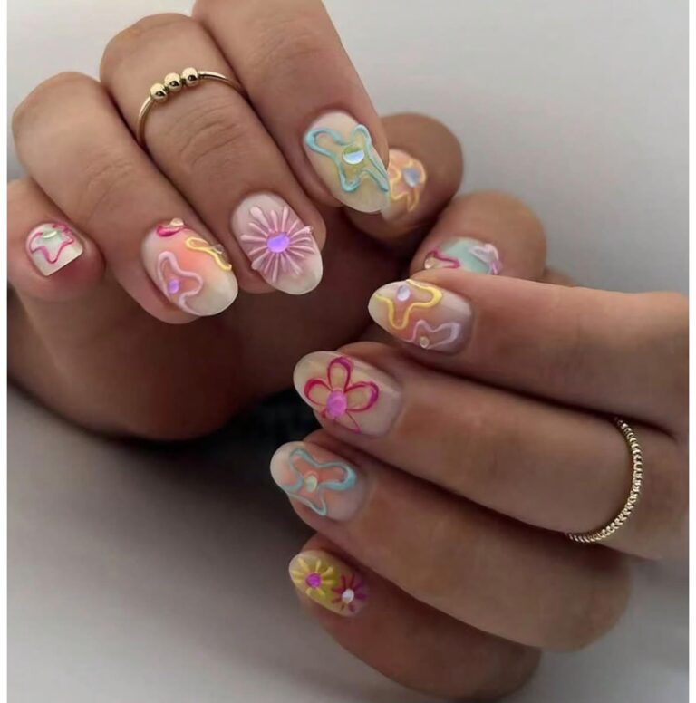Trabajo de uñas realizado en NEW BAR by O·P·I, A Coruña